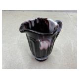 Imperial Glass purple slag mini pitcher