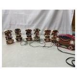 Mr Christmas Holiday Carousel, powers on
