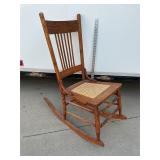 Small Rocking Chair w/ Woven Cane Seat