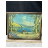 Litho. Print 'Blue Lake',  R. Atkinson Fox