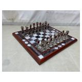 Slag glass chess board, exquisite!