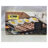 Cast iron seasoned griddle/grill pan