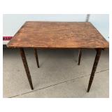 Vintage Wood Folding Table
