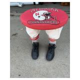 Husker footstool GO BIG RED!