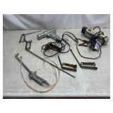 Timing lights, clinch lock tools, cleaning gun