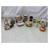 Porcelain pieces, all made in Occupied Germany