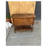 Vtg wood Dry Sink / cupboard 16' x 36' x 30 1/2 t