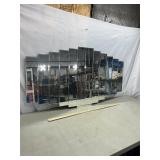 Retro-ey Wall Mirror, 48' x 26'