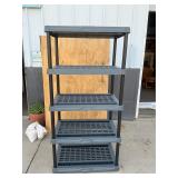 Plastic shelf. 24' x 36' x 72'
