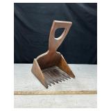 Primitive Cranberry Scoop, 17' tall