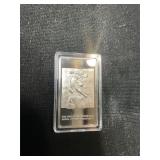 1 Troy Oz. Sexy Cowgirl , Silver CLAD Bar