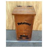 Wooden Potatoes & Onions Bin