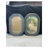 Two Ornate Bubble Glass Frames, 15' x 22'