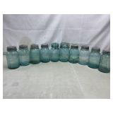 Assorted Ball, Atlas, qt canning jars