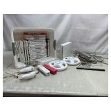WII gaming system, controllers, assorted games