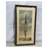 Framed print of 'Old Glory'