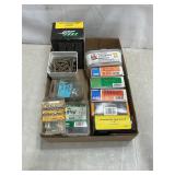 Nails, screws, hex nuts, drywall anchors