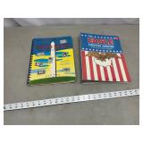 U.S. stamp collectors folders. Not complete. Some