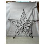 Large Metal Star Decor