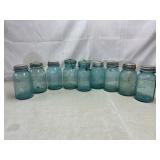 Assorted Ball qt canning jars