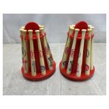 1970's Louisville Slugger mini bat coin banks