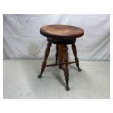 Wooden adjustable stool