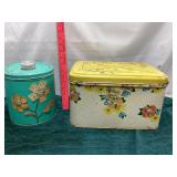 Vtg Kitchen Tins