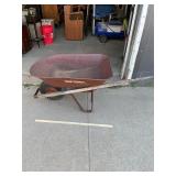 Vtg Decorative True Temper Wheel Barrel