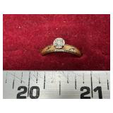 Ring Size 7, Marked 14K