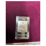 1 Troy Oz. Sexy Cowgirl , Silver CLAD Bar