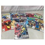 Wolverine Marvel Comic Books in plastic sleeves
