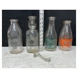 More Vtg milk jugs. With spoon