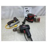 Staple gun, detail sander, 1/2ï¿½ hammer drill