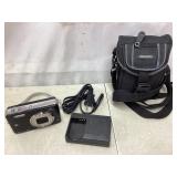 GE camera, Charger, Philips bag