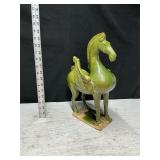 Vtg MCM Chinese Tang winged Horse figurine