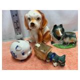 China Planters & Piggy Bank.