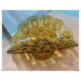 Vtg LE Smith banana boat dish Moon and Stars
