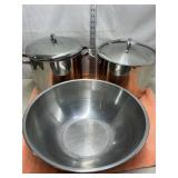 Time for Canning!  Large pots & aluminum bowl