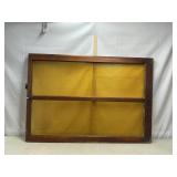 Vintage Window With Yellow Glass