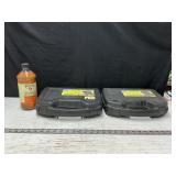 Bore Cleaner and Two Pistol Gun Cases
