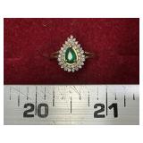 Ring Size 7 Marked 10K