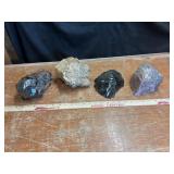 Really cool Rocks. Obsidian? Fools Gold?