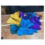 Colorful Suede leather pieces