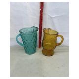 Colored Glass Pitchers