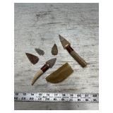 Arrowheads, unknown authenticity