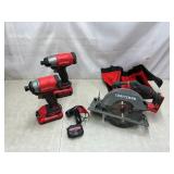 Craftsman tools- 2 batteries