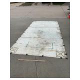 Heavy Vinyl Tarp w/ Tie Down Rings, 88ï¿½ x 175ï¿½