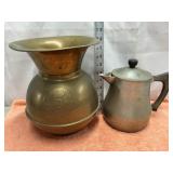 Vtg Club Hammercraft aluminum coffee pot &