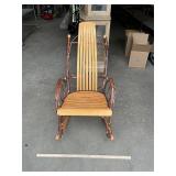 Beautiful Rustic Rocking Chair, 23ï¿½ x 34ï¿½ x 39ï¿½t