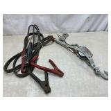 Jumper cables and come along